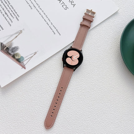 Sewing Leather Strap Watchband, For Samsung Galaxy Watch4 40mm / 44mm - DealBuddy