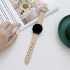 Sewing Leather Strap Watchband, For Samsung Galaxy Watch4 40mm / 44mm - DealBuddy