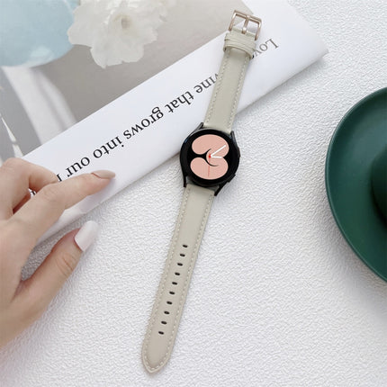 Sewing Leather Strap Watchband, For Samsung Galaxy Watch4 40mm / 44mm - DealBuddy