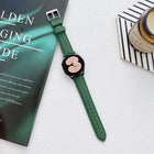 Lychee Texture Leather Strap Watchband, For Samsung Galaxy Watch4 40mm / 44mm - DealBuddy