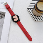 Lychee Texture Leather Strap Watchband, For Samsung Galaxy Watch4 40mm / 44mm - DealBuddy