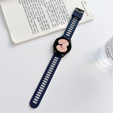 Two-color Silicone Strap Watchband, For Samsung Galaxy Watch4 40mm / 44mm - DealBuddy