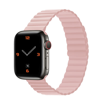 Silicone Magnetic Integrated Short Strap Watchband For Apple Watch Series, 7 41mm / 6&SE&5&4 40mm / 3&2&1 38mm, 7 45mm / 6&SE&5&4 44mm / 3&2&1 42mm - DealBuddy