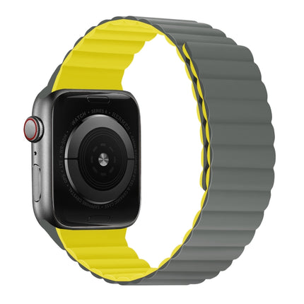 Silicone Magnetic Integrated Short Strap Watchband For Apple Watch Series, 7 41mm / 6&SE&5&4 40mm / 3&2&1 38mm, 7 45mm / 6&SE&5&4 44mm / 3&2&1 42mm - DealBuddy