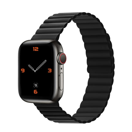 Silicone Magnetic Integrated Long Strap Watchband For Apple Watch Series, 7 41mm / 6&SE&5&4 40mm / 3&2&1 38mm, 7 45mm / 6&SE&5&4 44mm / 3&2&1 42mm - DealBuddy