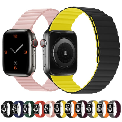 Silicone Magnetic Integrated Long Strap Watchband For Apple Watch Series, 7 41mm / 6&SE&5&4 40mm / 3&2&1 38mm, 7 45mm / 6&SE&5&4 44mm / 3&2&1 42mm - DealBuddy