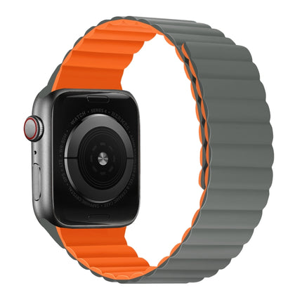 Silicone Magnetic Integrated Long Strap Watchband For Apple Watch Series, 7 41mm / 6&SE&5&4 40mm / 3&2&1 38mm, 7 45mm / 6&SE&5&4 44mm / 3&2&1 42mm - DealBuddy
