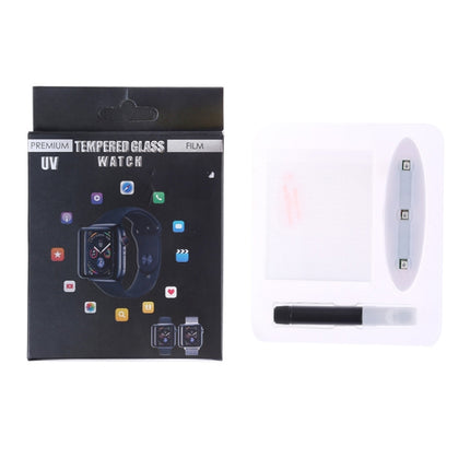 UV Liquid Curved Full Glue Full Screen Tempered Glass Film For Apple Watch Series 9 / 8 / 7 41mm - DealBuddy
