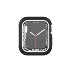 For Apple Watch Series 9 / 8 / 7 45mm / Black + White