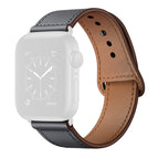 7 41mm / 6&SE&5&4 40mm / 3&2&1 38mm / Dark Grey Stitch Pattern + Black Buckle