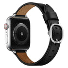 14mm Leather Strap Watchband For Apple Watch Series, 7 41mm / 6&SE&5&4 40mm / 3&2&1 38mm, 7 45mm / 6&SE&5&4 44mm / 3&2&1 42mm - DealBuddy