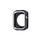 For Apple Watch Series 9 / 8 / 7 45mm / Black + White