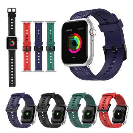 Carbon Fiber Texture Replacement Watchband For Apple Watch Series, 7 41mm / 6&SE&5&4 40mm / 3&2&1 38mm, 7 45mm / 6&SE&5&4 44mm / 3&2&1 42mm - DealBuddy