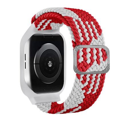 TPU Frame Buckle Braid Integrated Replacement Watchband For Apple Watch Series, 6 & SE & 5 & 4 40mm / 3 & 2 & 1 38mm, 6 & SE & 5 & 4 44mm / 3 & 2 & 1 42mm - DealBuddy