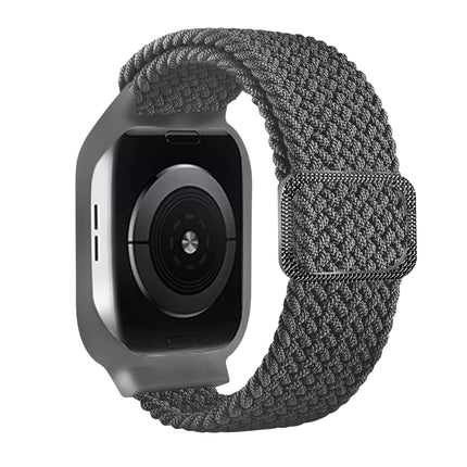 TPU Frame Buckle Braid Integrated Replacement Watchband For Apple Watch Series, 6 & SE & 5 & 4 40mm / 3 & 2 & 1 38mm, 6 & SE & 5 & 4 44mm / 3 & 2 & 1 42mm - DealBuddy