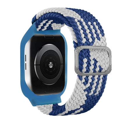 TPU Frame Buckle Braid Integrated Replacement Watchband For Apple Watch Series, 6 & SE & 5 & 4 40mm / 3 & 2 & 1 38mm, 6 & SE & 5 & 4 44mm / 3 & 2 & 1 42mm - DealBuddy