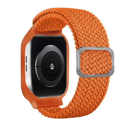 TPU Frame Buckle Braid Integrated Replacement Watchband For Apple Watch Series, 6 & SE & 5 & 4 40mm / 3 & 2 & 1 38mm, 6 & SE & 5 & 4 44mm / 3 & 2 & 1 42mm - DealBuddy