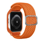 TPU Frame Buckle Braid Integrated Replacement Watchband For Apple Watch Series, 6 & SE & 5 & 4 40mm / 3 & 2 & 1 38mm, 6 & SE & 5 & 4 44mm / 3 & 2 & 1 42mm - DealBuddy
