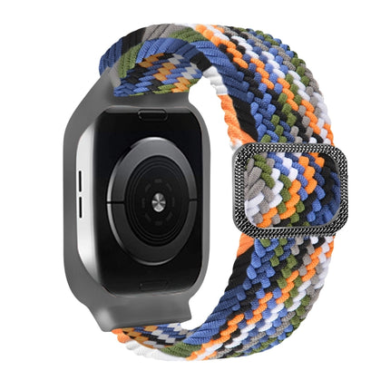 TPU Frame Buckle Braid Integrated Replacement Watchband For Apple Watch Series, 6 & SE & 5 & 4 40mm / 3 & 2 & 1 38mm, 6 & SE & 5 & 4 44mm / 3 & 2 & 1 42mm - DealBuddy