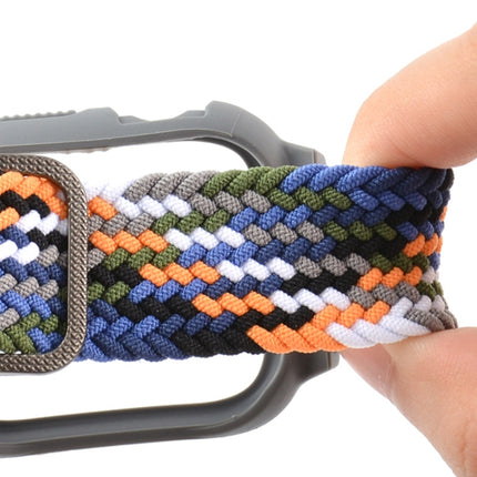 TPU Frame Buckle Braid Integrated Replacement Watchband For Apple Watch Series, 6 & SE & 5 & 4 40mm / 3 & 2 & 1 38mm, 6 & SE & 5 & 4 44mm / 3 & 2 & 1 42mm - DealBuddy