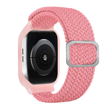 TPU Frame Buckle Braid Integrated Replacement Watchband For Apple Watch Series, 6 & SE & 5 & 4 40mm / 3 & 2 & 1 38mm, 6 & SE & 5 & 4 44mm / 3 & 2 & 1 42mm - DealBuddy