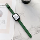 Litchi Texture Slimming Strap Watchband For Apple Watch Series, 7 41mm / 6&SE&5&4 40mm / 3&2&1 38mm, 7 45mm / 6&SE&5&4 44mm / 3&2&1 42mm - DealBuddy