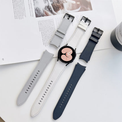 Double-sided Leather Strap Watchband, For Samsung Galaxy Watch4 40mm / 44mm - DealBuddy