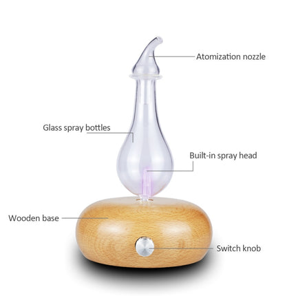 Wood Essential Oil Diffuser Aromatherapy Machine, EU Plug, UK Plug - DealBuddy