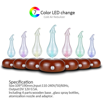Wood Essential Oil Diffuser Aromatherapy Machine, EU Plug, UK Plug - DealBuddy