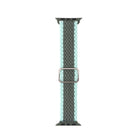 Adjustable Striped Woven Nylon Strap Watchband For Apple Watch Series, 7 41mm / 6&SE&5&4 40mm / 3&2&1 38mm, 7 45mm / 6&SE&5&4 44mm / 3&2&1 42mm - DealBuddy
