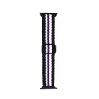 Adjustable Striped Woven Nylon Strap Watchband For Apple Watch Series, 7 41mm / 6&SE&5&4 40mm / 3&2&1 38mm, 7 45mm / 6&SE&5&4 44mm / 3&2&1 42mm - DealBuddy