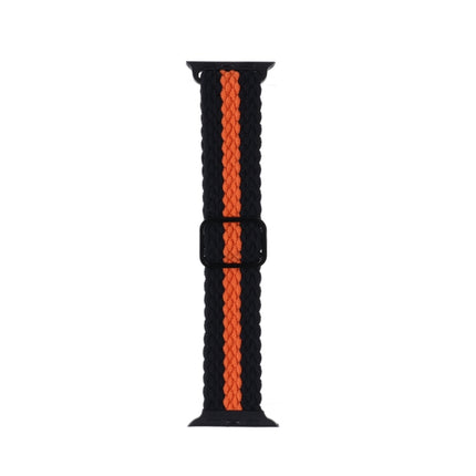 Adjustable Striped Woven Nylon Strap Watchband For Apple Watch Series, 7 41mm / 6&SE&5&4 40mm / 3&2&1 38mm, 7 45mm / 6&SE&5&4 44mm / 3&2&1 42mm - DealBuddy
