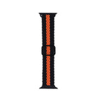 Adjustable Striped Woven Nylon Strap Watchband For Apple Watch Series, 7 41mm / 6&SE&5&4 40mm / 3&2&1 38mm, 7 45mm / 6&SE&5&4 44mm / 3&2&1 42mm - DealBuddy