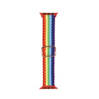 Adjustable Striped Woven Nylon Strap Watchband For Apple Watch Series, 7 41mm / 6&SE&5&4 40mm / 3&2&1 38mm, 7 45mm / 6&SE&5&4 44mm / 3&2&1 42mm - DealBuddy
