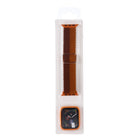 Adjustable Striped Woven Nylon Watchband + Watch Case Set For Apple Watch Series