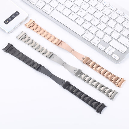 Three-bead Small Waist Steel Strap Watchband, For Samsung Galaxy Watch4 40mm / 44mm - DealBuddy