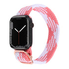 Nylon Braid Strap Watchband For Apple Watch Series, 7 41mm / 6&SE&5&4 40mm / 3&2&1 38mm - DealBuddy