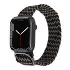 Nylon Braid Strap Watchband For Apple Watch Series, 7 41mm / 6&SE&5&4 40mm / 3&2&1 38mm - DealBuddy