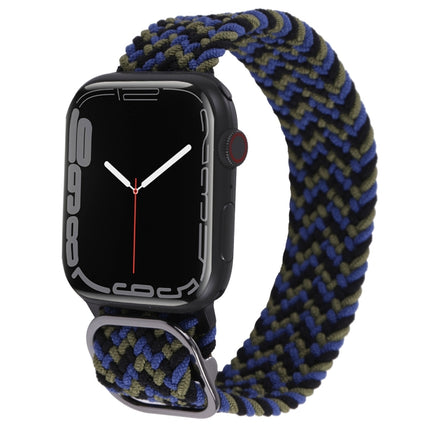 Nylon Braid Strap Watchband For Apple Watch Series, 7 45mm / 6&SE&5&4 44mm / 3&2&1 42mm - DealBuddy