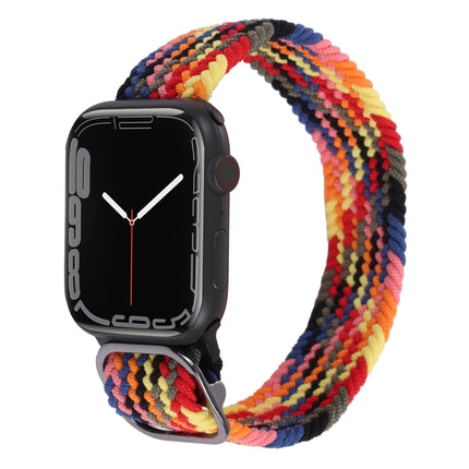 Nylon Braid Strap Watchband For Apple Watch Series, 7 45mm / 6&SE&5&4 44mm / 3&2&1 42mm - DealBuddy