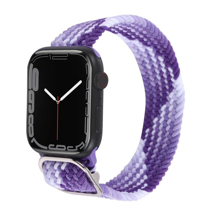 Nylon Braid Strap Watchband For Apple Watch Series, 7 45mm / 6&SE&5&4 44mm / 3&2&1 42mm - DealBuddy