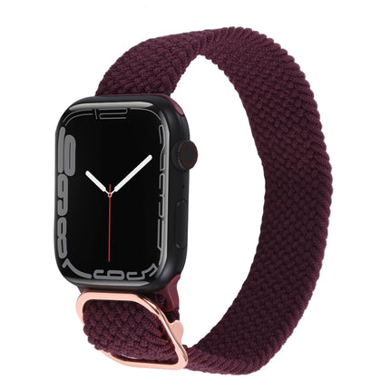 Nylon Braid Strap Watchband For Apple Watch Series, 7 45mm / 6&SE&5&4 44mm / 3&2&1 42mm - DealBuddy