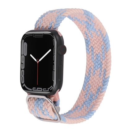 Nylon Braid Strap Watchband For Apple Watch Series, 7 45mm / 6&SE&5&4 44mm / 3&2&1 42mm - DealBuddy