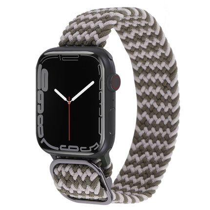 Nylon Braid Strap Watchband For Apple Watch Series, 7 45mm / 6&SE&5&4 44mm / 3&2&1 42mm - DealBuddy