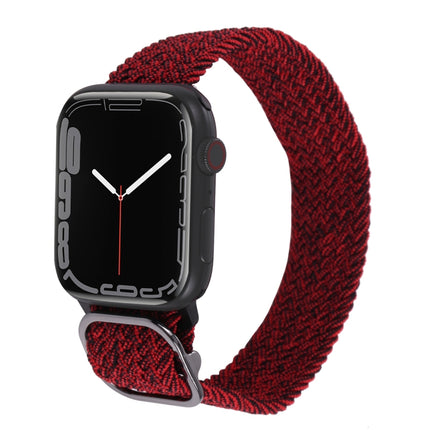 Nylon Braid Strap Watchband For Apple Watch Series, 7 45mm / 6&SE&5&4 44mm / 3&2&1 42mm - DealBuddy