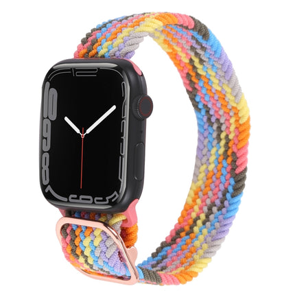 Nylon Braid Strap Watchband For Apple Watch Series, 7 45mm / 6&SE&5&4 44mm / 3&2&1 42mm - DealBuddy