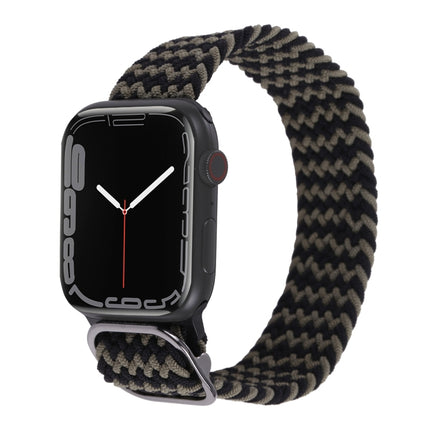 Nylon Braid Strap Watchband For Apple Watch Series, 7 45mm / 6&SE&5&4 44mm / 3&2&1 42mm - DealBuddy