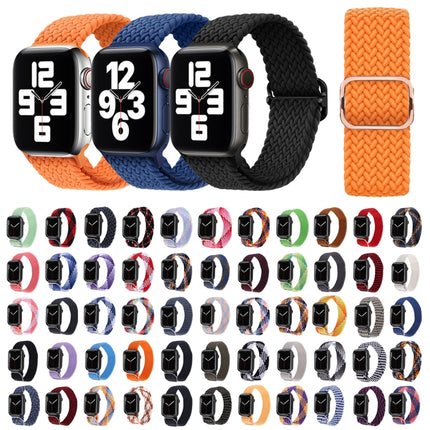 Nylon Braid Strap Watchband For Apple Watch Series, 7 45mm / 6&SE&5&4 44mm / 3&2&1 42mm - DealBuddy