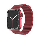 Mutural Liquid Silicone Magnetic Strap Watchband For Apple Watch Series, 7 41mm / 6&SE&5&4 40mm / 3&2&1 38mm, 7 45mm / 6&SE&5&4 44mm / 3&2&1 42mm - DealBuddy