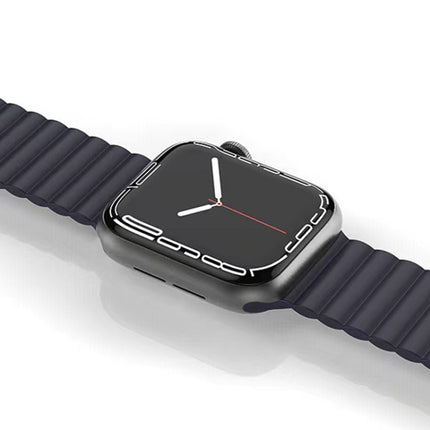 Mutural Liquid Silicone Magnetic Strap Watchband For Apple Watch Series, 7 41mm / 6&SE&5&4 40mm / 3&2&1 38mm, 7 45mm / 6&SE&5&4 44mm / 3&2&1 42mm - DealBuddy